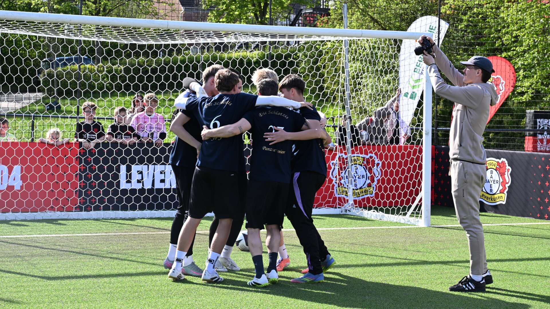 Team beim Elfmeterturnier Stadt-Spieltag Monheim
