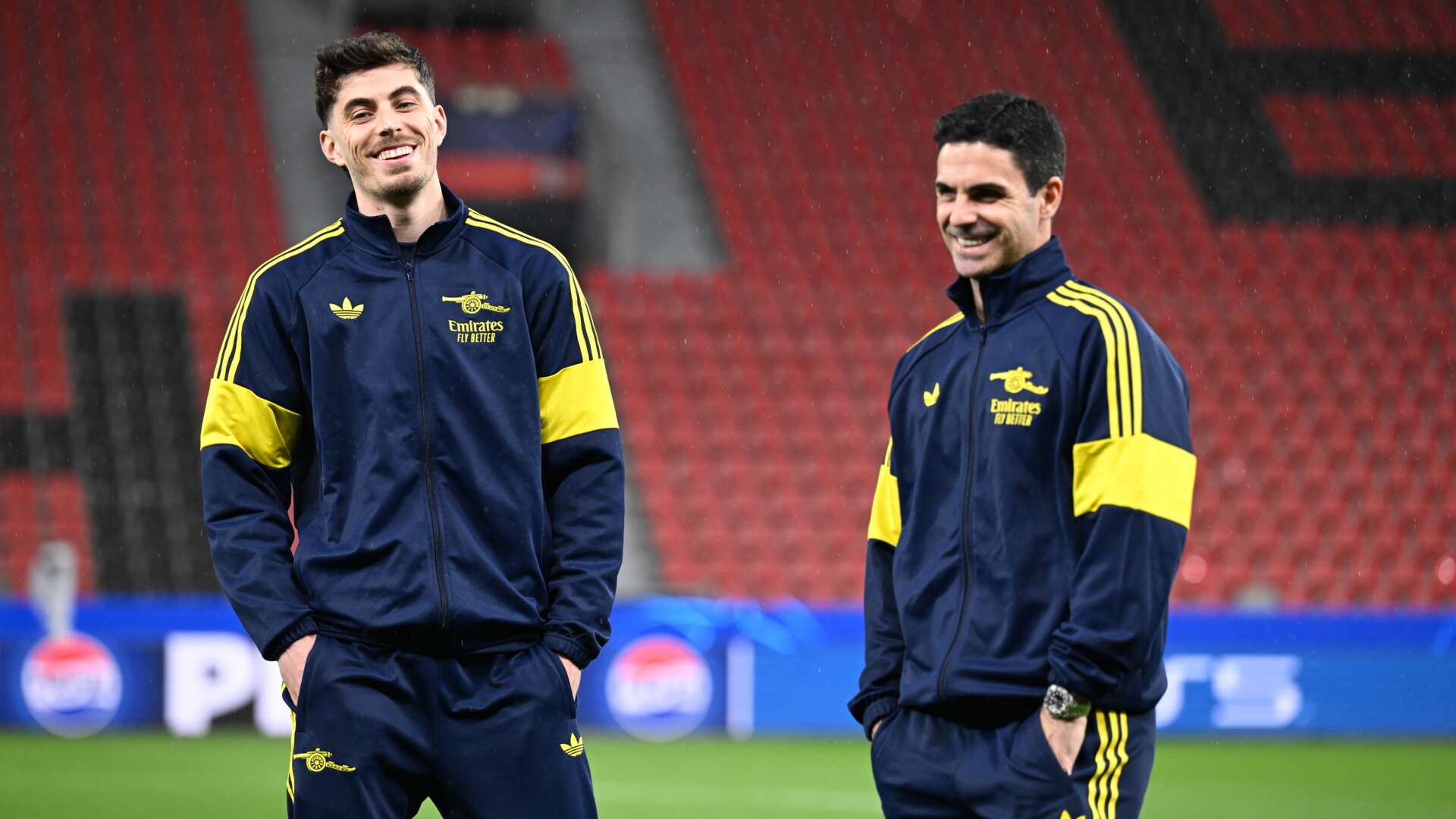 Kai Havertz und Mikel Arteta