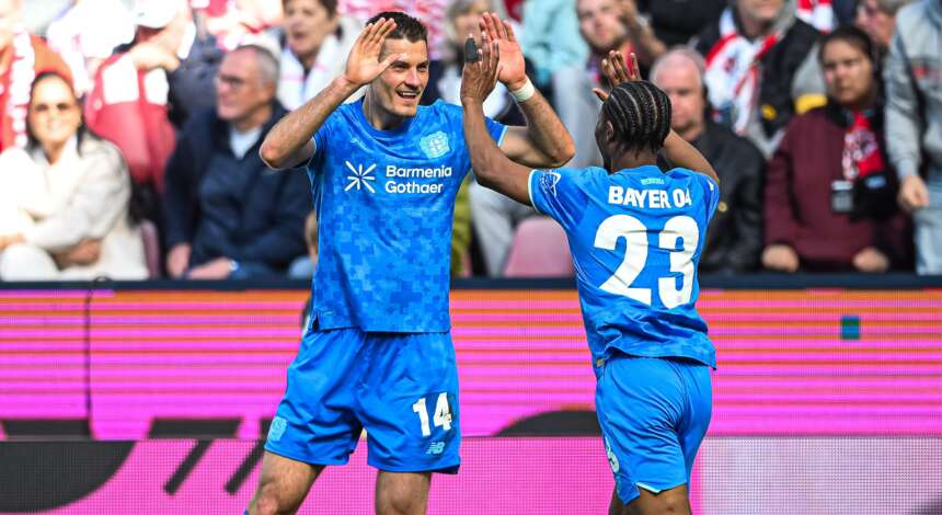 Patrik Schick bejubelt die 2:0-Führung
