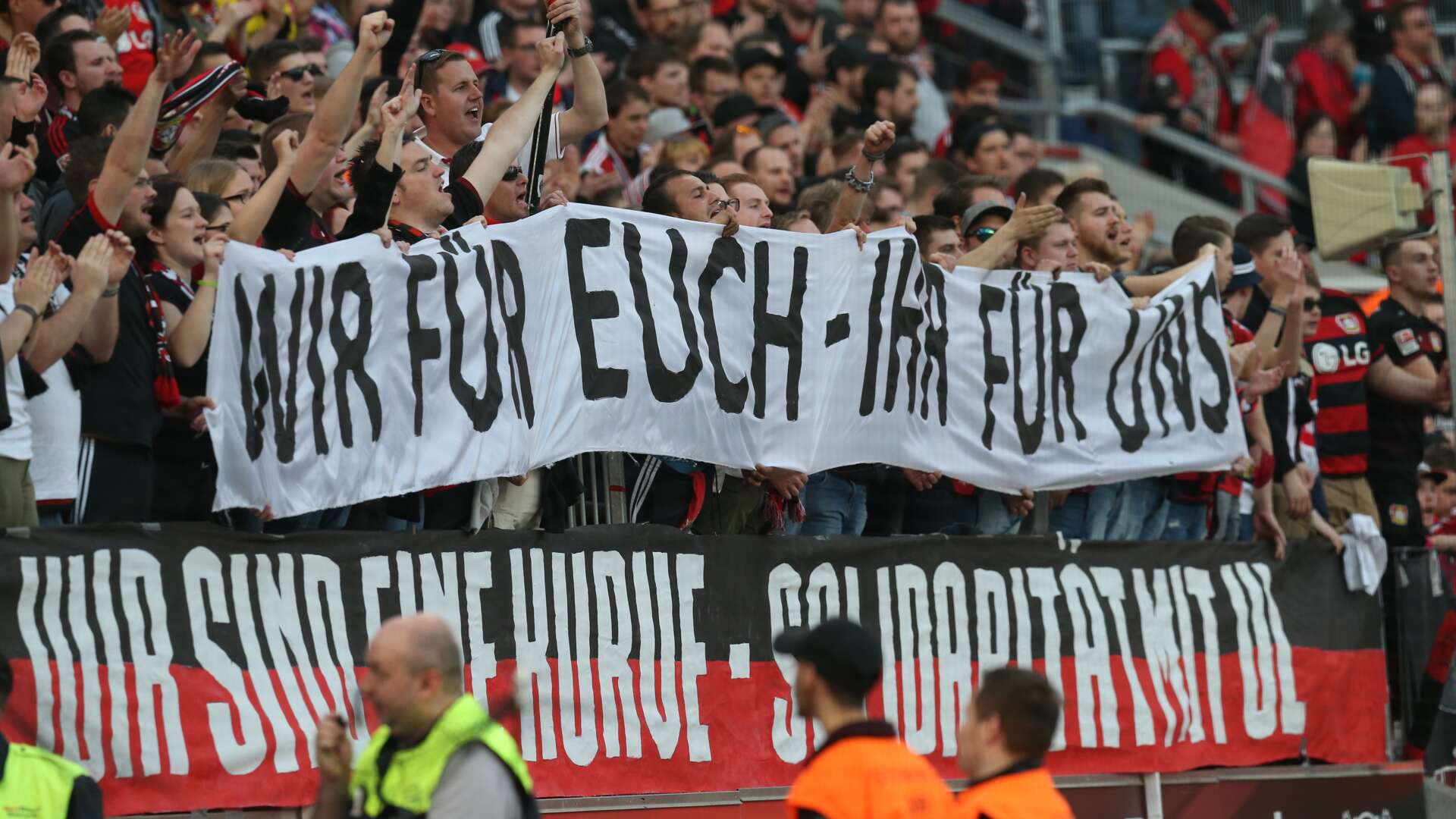 Fans, Spruchbanner
