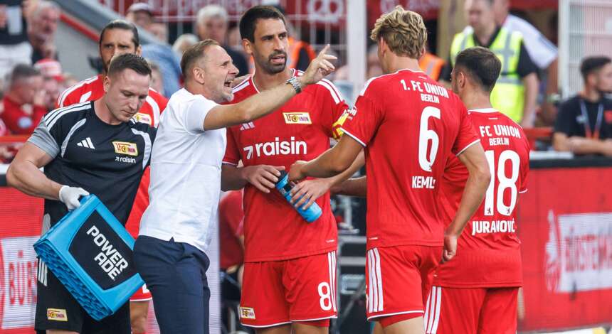 Mauro Lustrinelli, Rani Khedira, Aljoscha Kemlein und Josip Juranovic