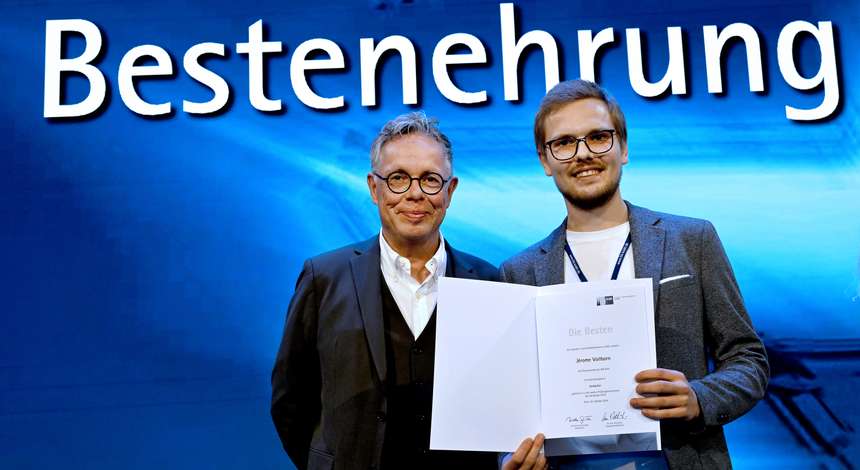 IHK-Bestenehrung Jerome Vollborn