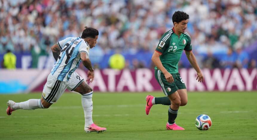 Ibrahim Maza für Algerien bei der WM