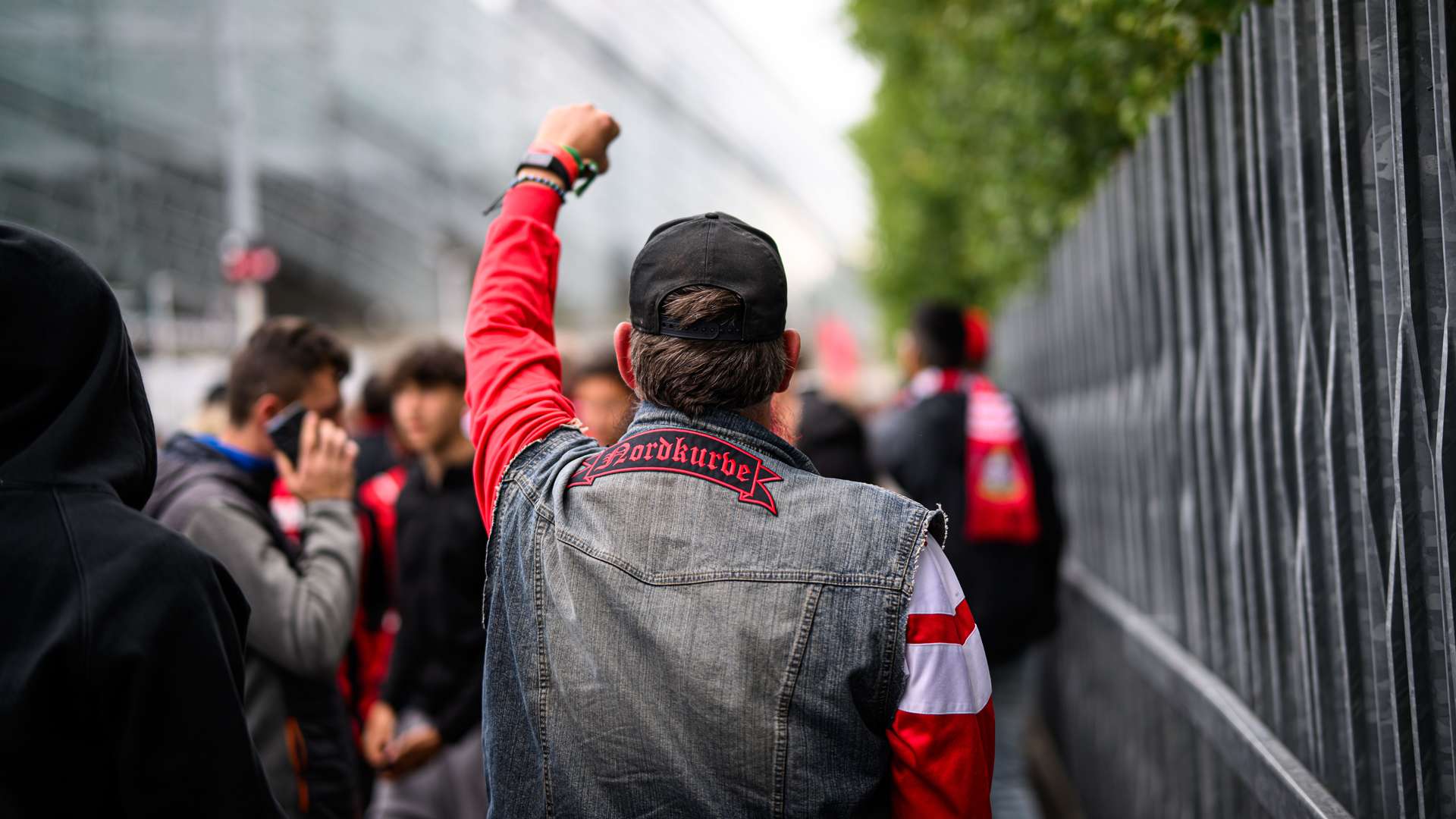 Bayer 04-Fans in Dublin