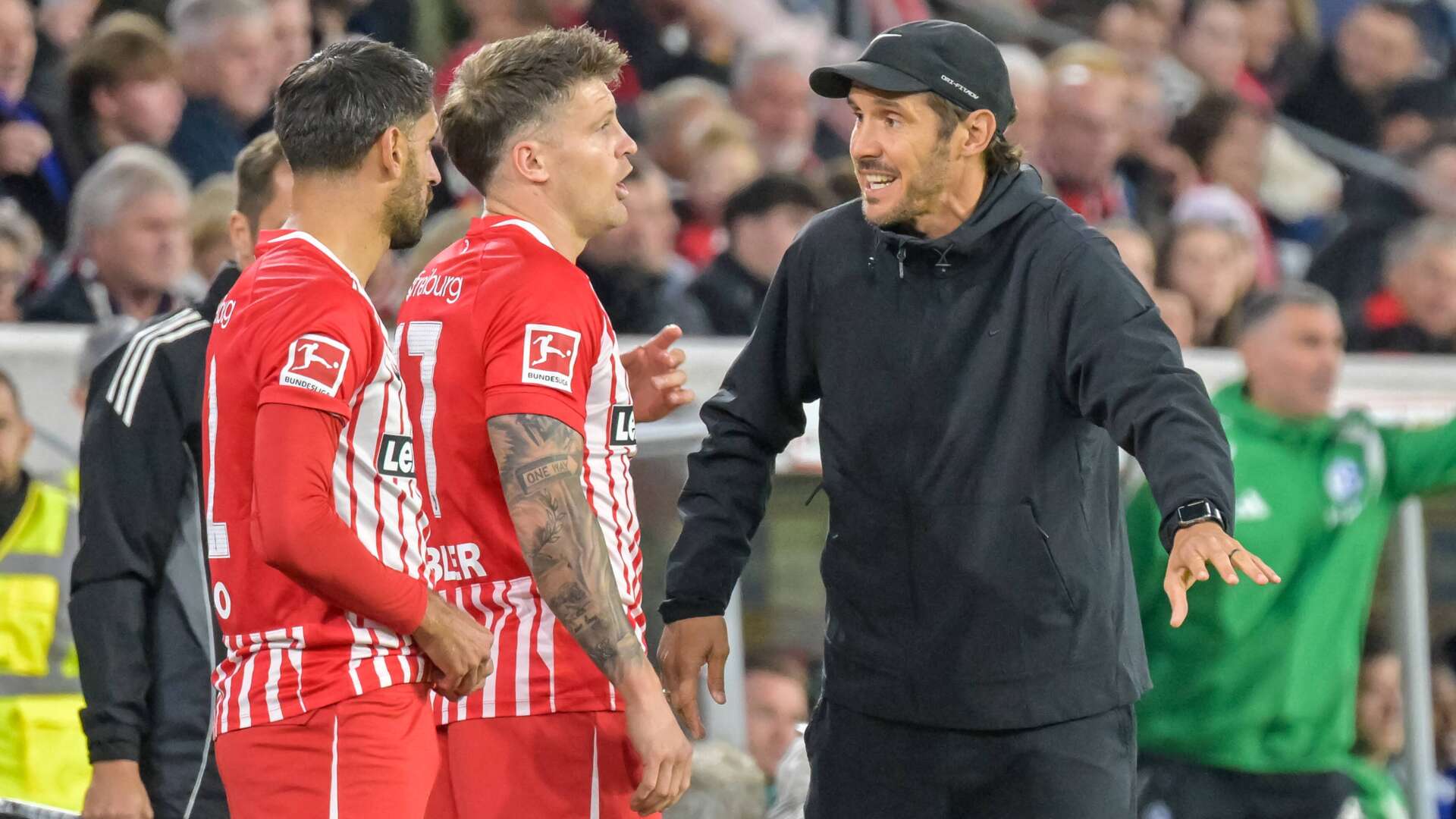 Julian Schuster, Vincenzo Grifo und Lukas Kübler