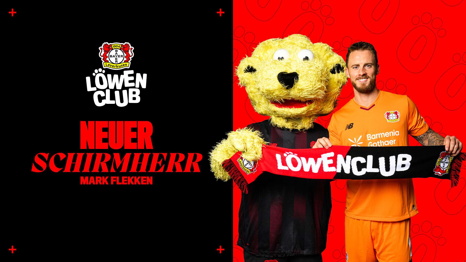Mark Flekken Löwenclub-Schirmherr