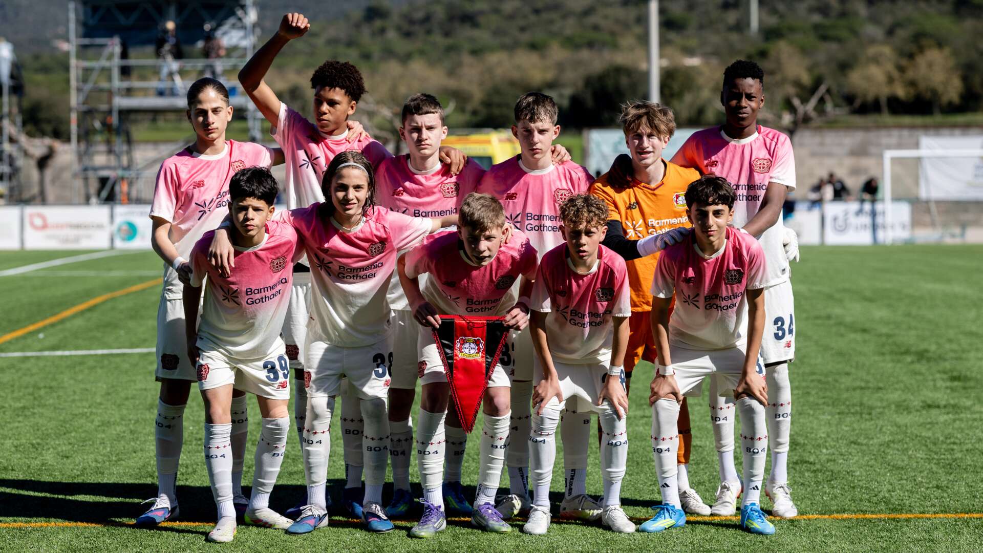 U14 von Bayer 04 auf dem internationalen Turnier in Spanien