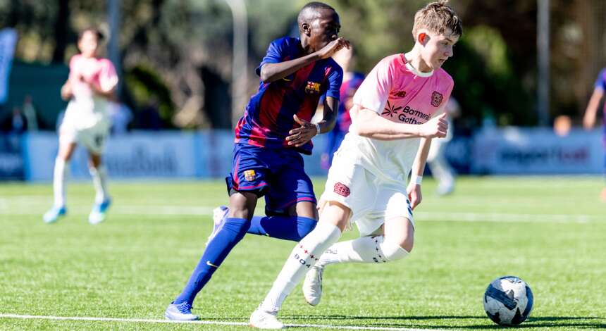 U14 von Bayer 04 gegen den FC Barcelona