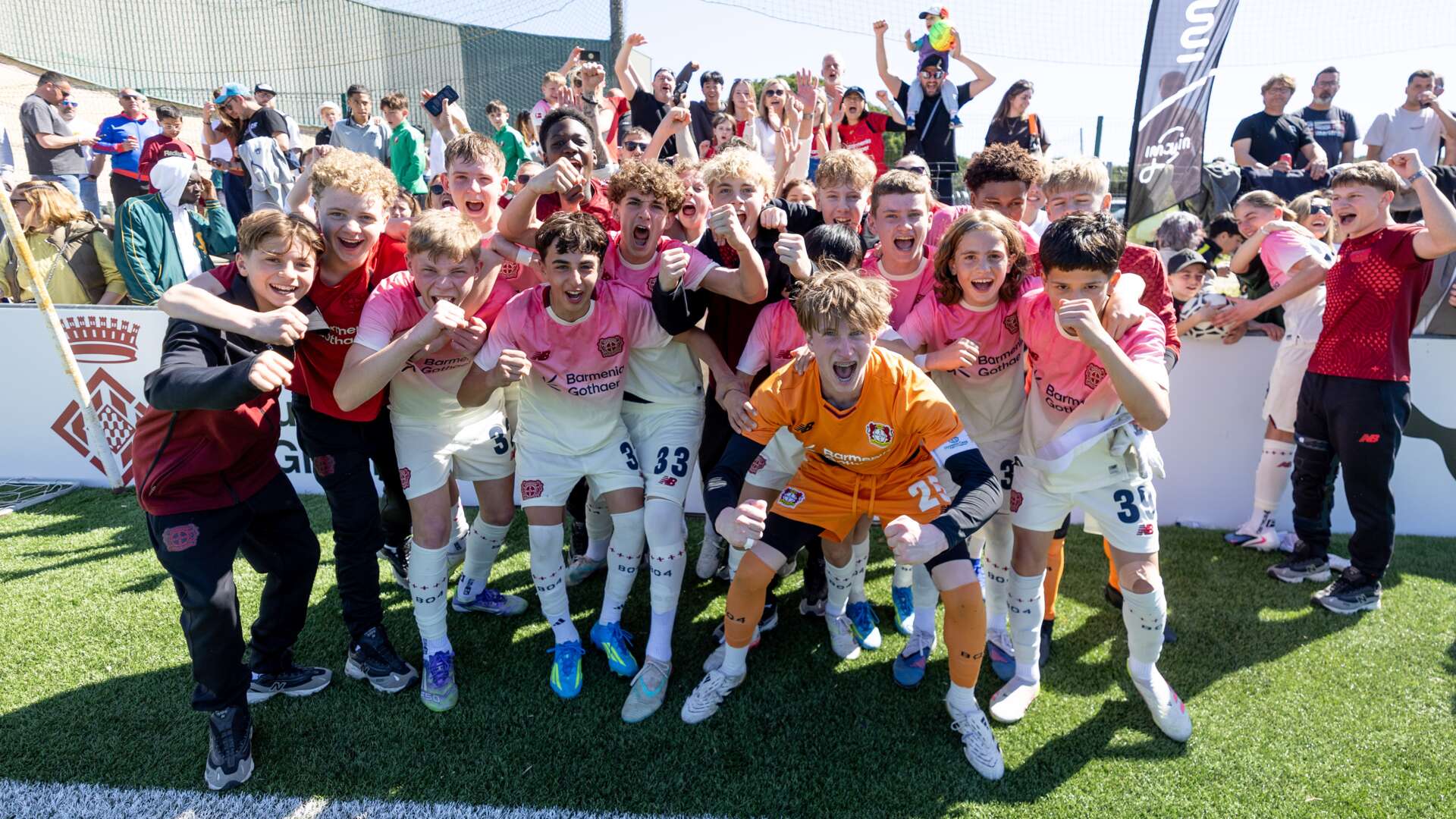 U14 von Bayer 04 auf dem internationalen Turnier in Spanien