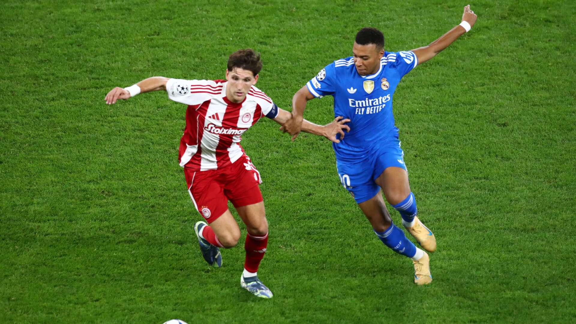 Panos Retsos und Kylian Mbappé