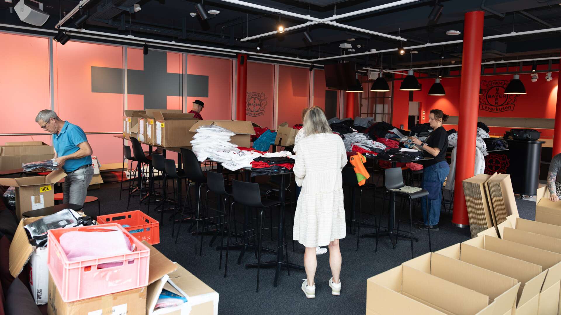 Sammlung der MA-Kleidung für das BGK