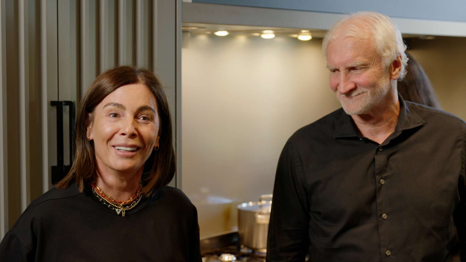 Rudi Völler mit seiner Ehefrau