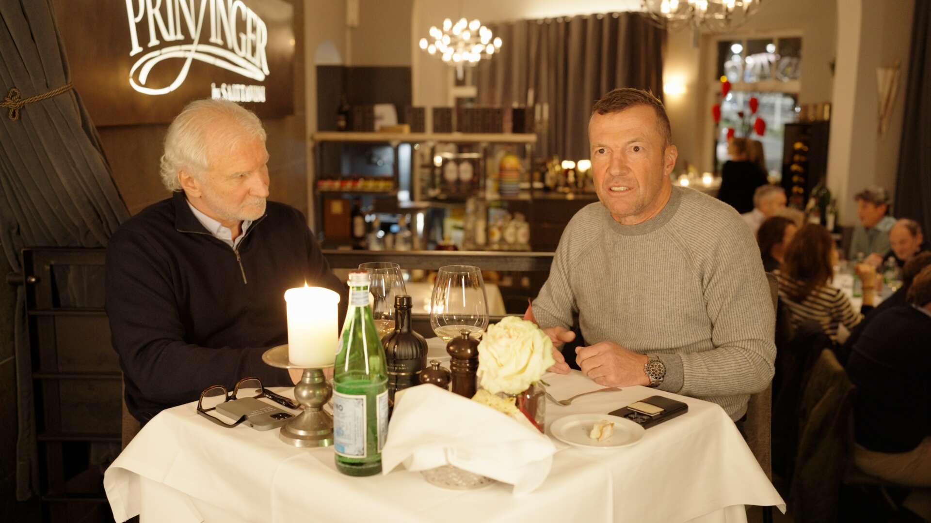 Rudi Völler und Lothar Matthäus
