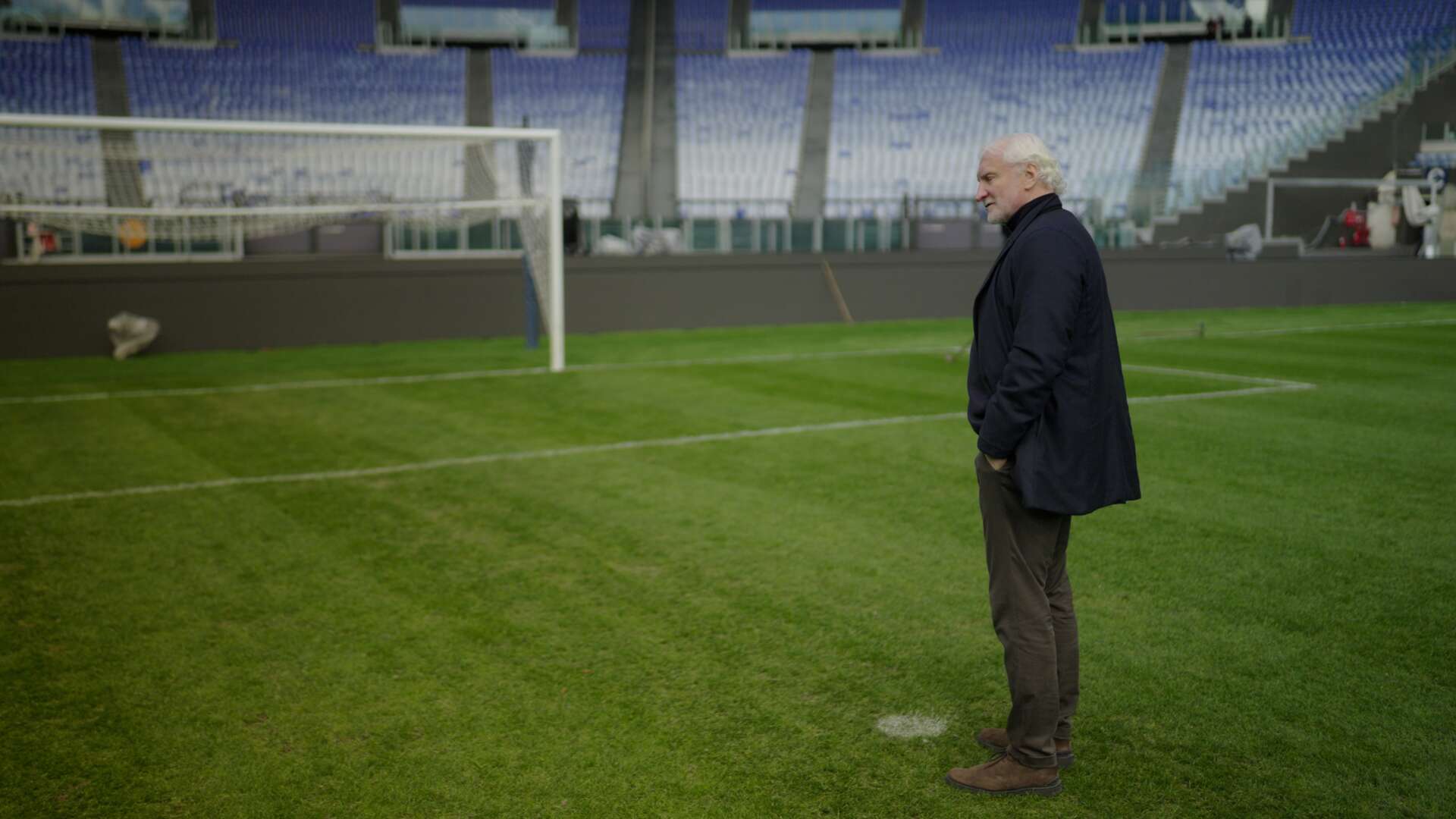 Rudi Völler im Olympiastadion von Rom