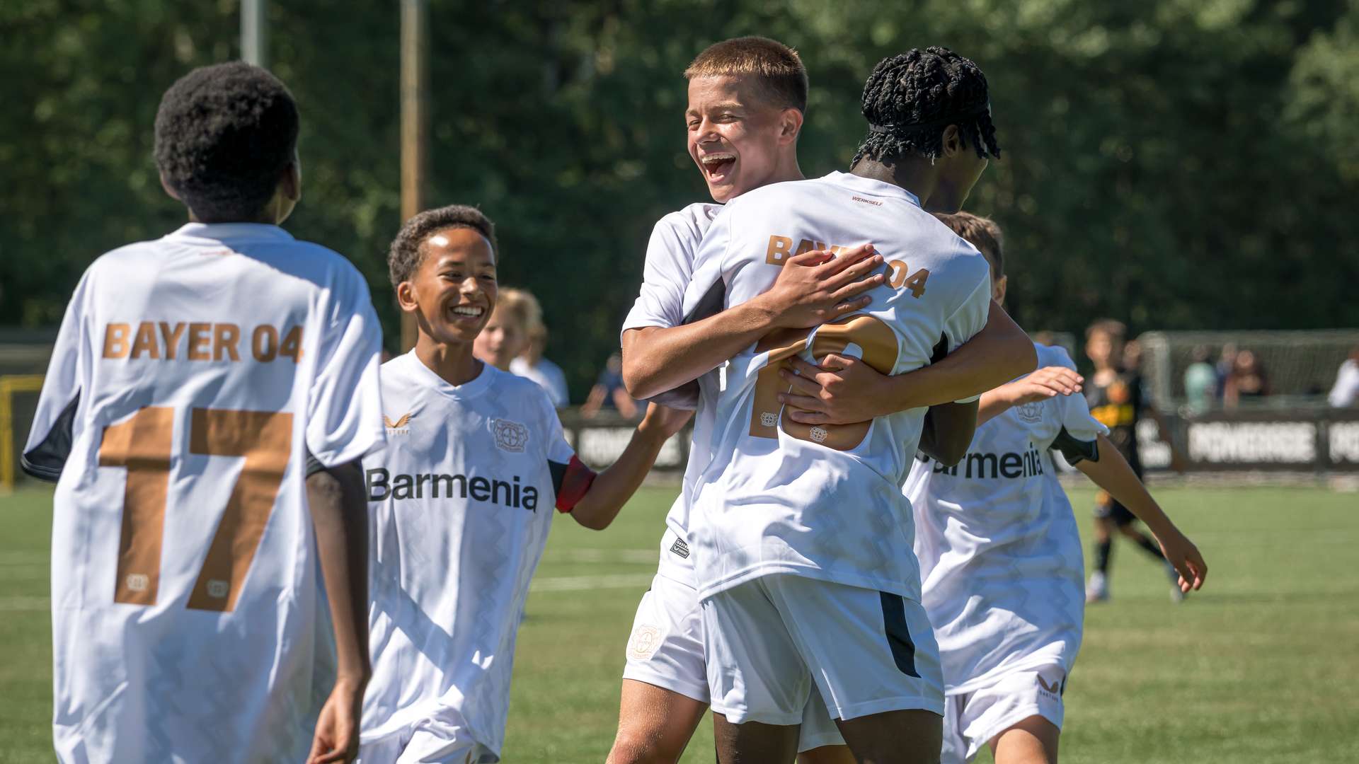 U14 im Testspiel im Sommer