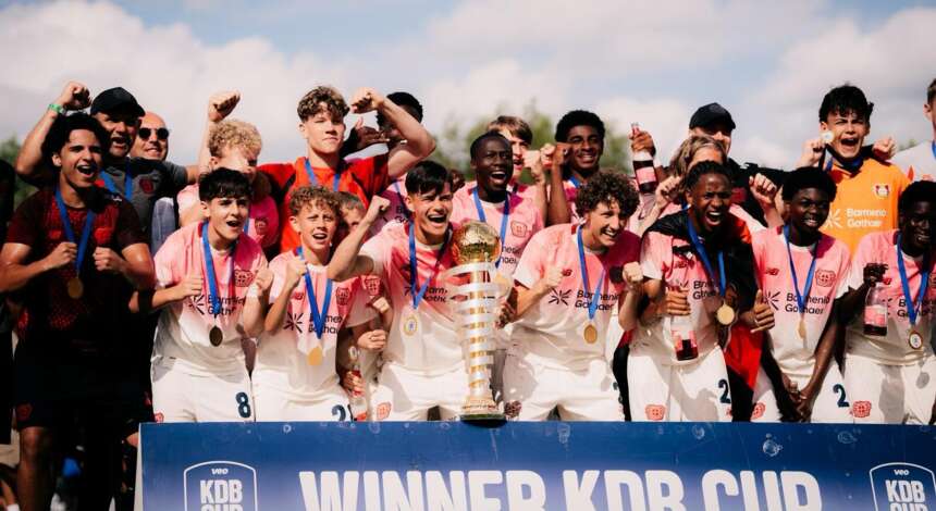 U15 gewinnt De-Bruyne-Turnier in Belgien