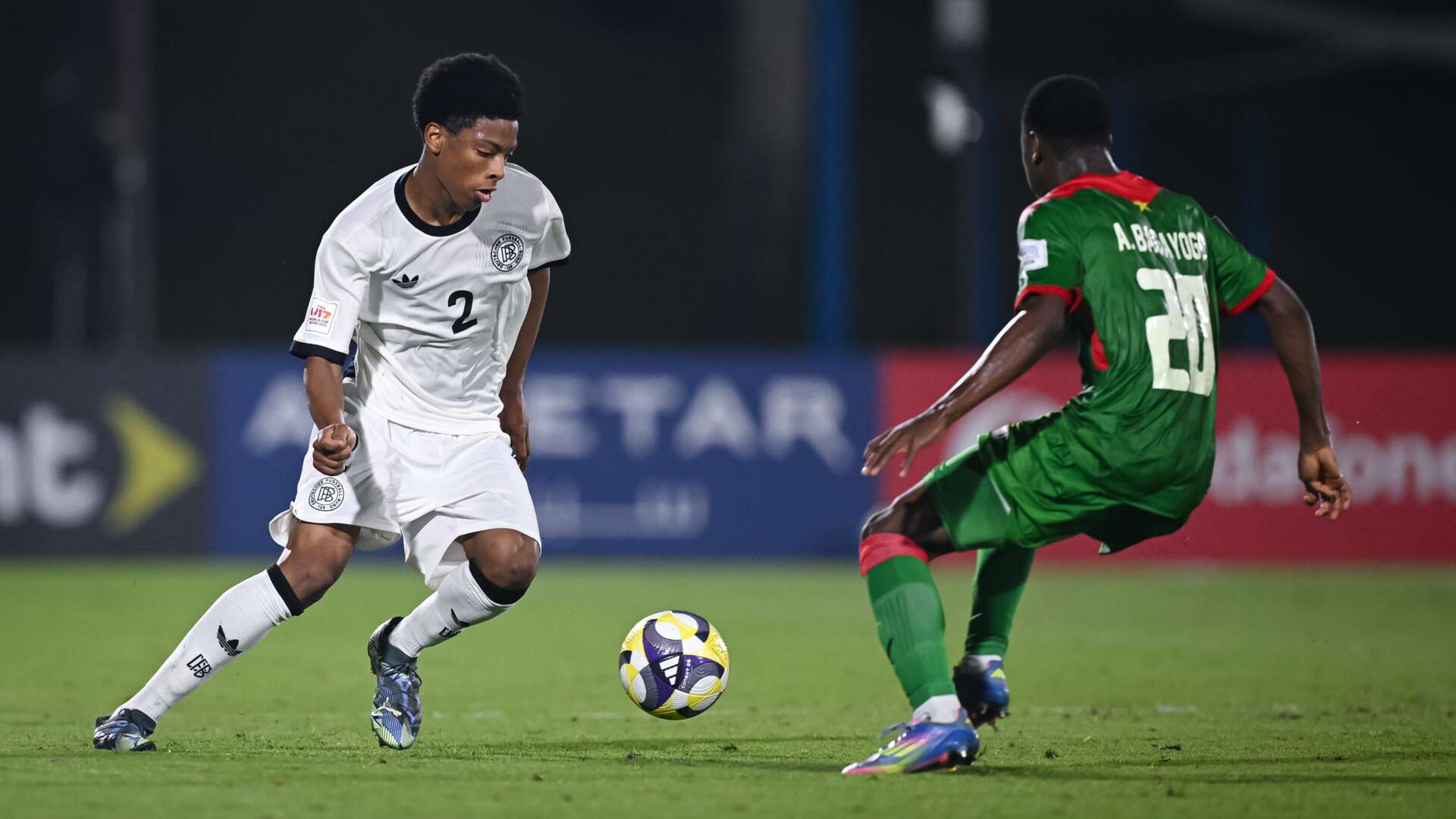 Nebe Domnic beim Sechzehntelfinale der U17-WM