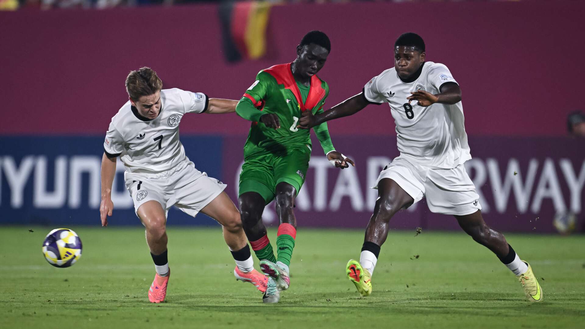 Jeremiah Mensah beim Sechzehntelfinale der U17-WM