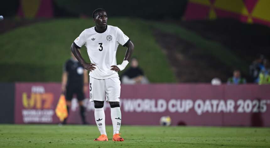 Osman Turay beim Sechzehntelfinale der U17-WM