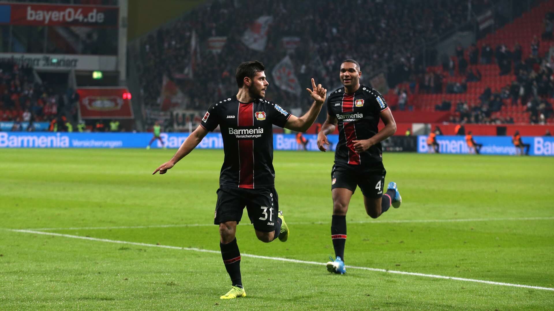 Kevin Volland und Jonathan Tah