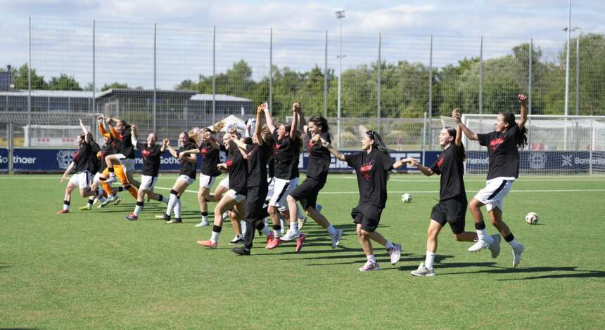 Jubel der Juniorinnen