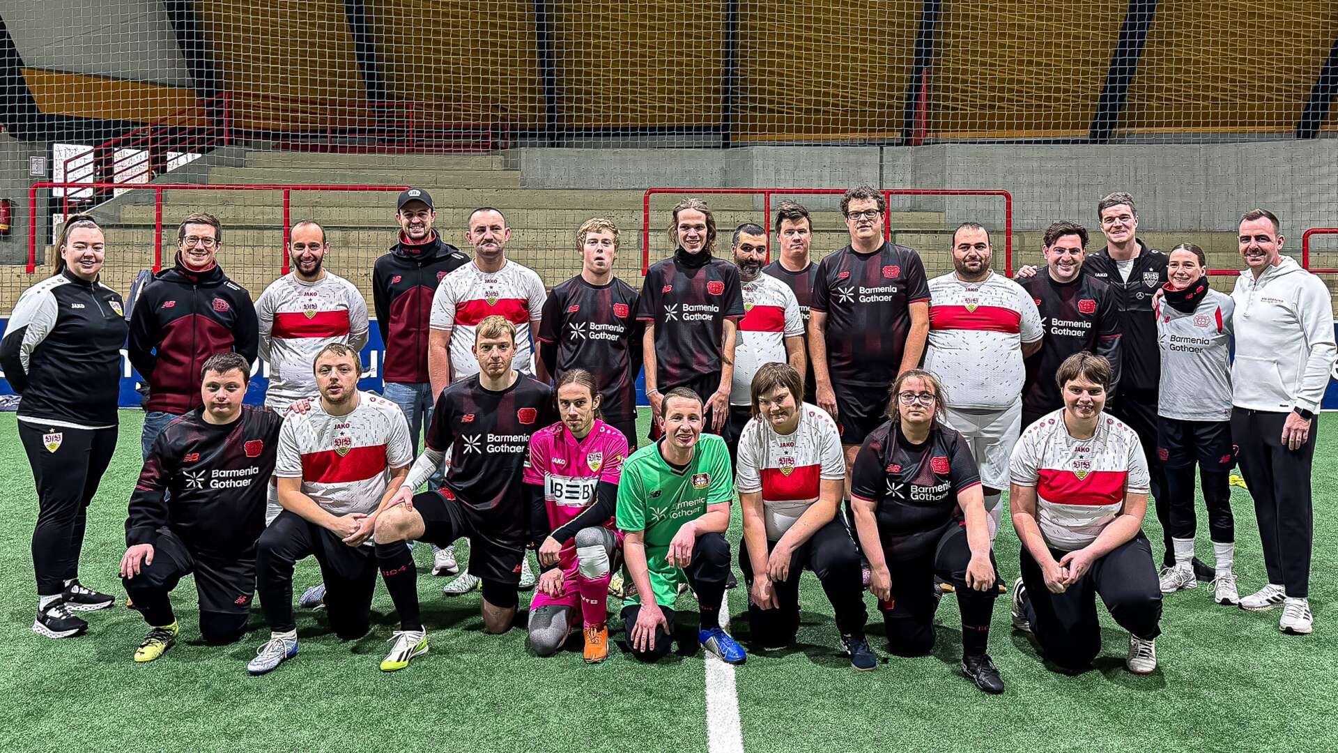 Besuch der VfB-Inklusionsmannschaft bei der Inklusionswerkself