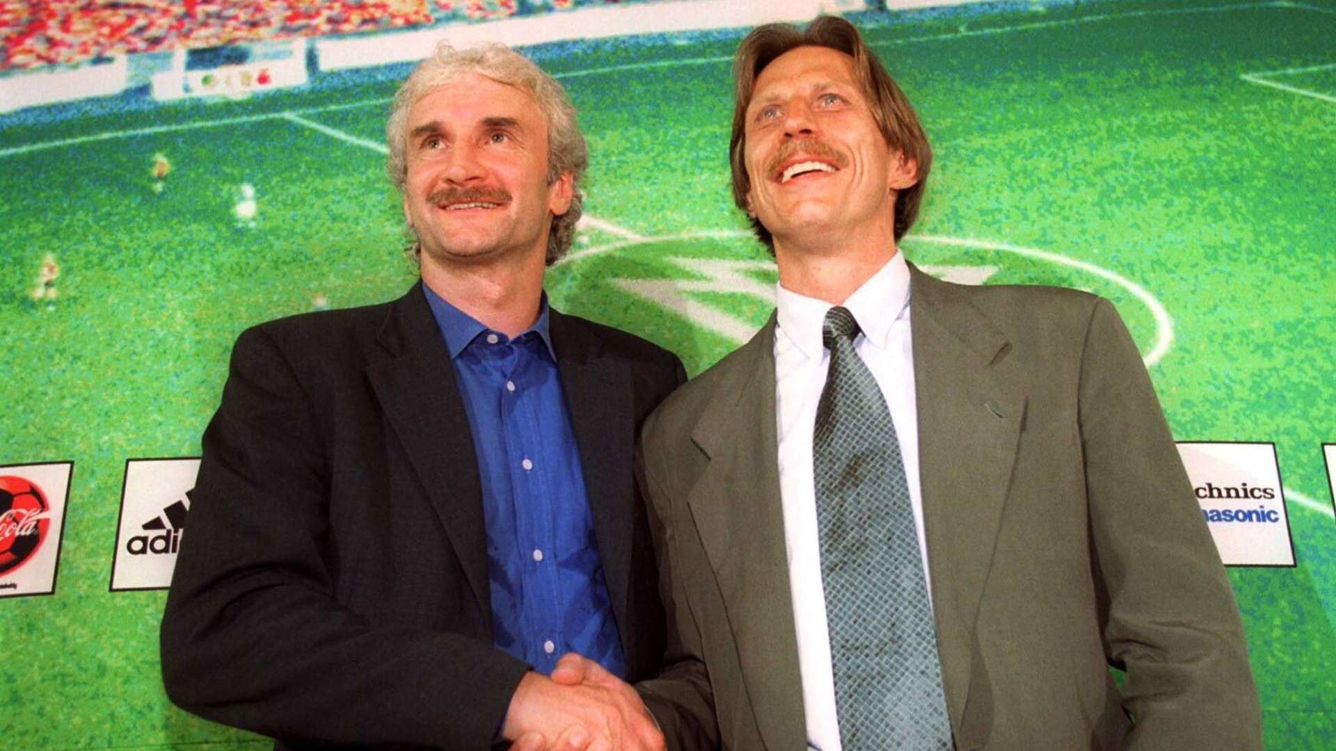 Rudi Völler und Christoph Daum