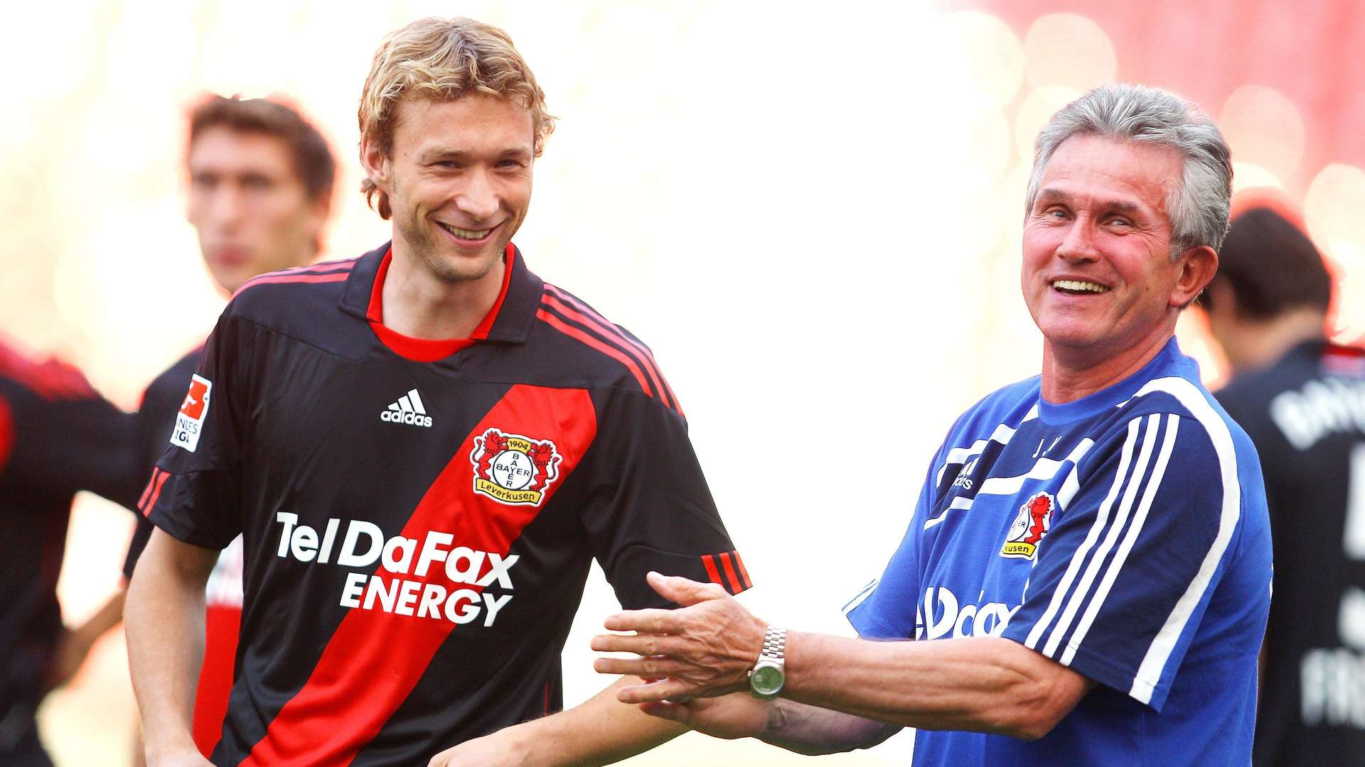 Jupp Heynckes mit Simon Rolfes