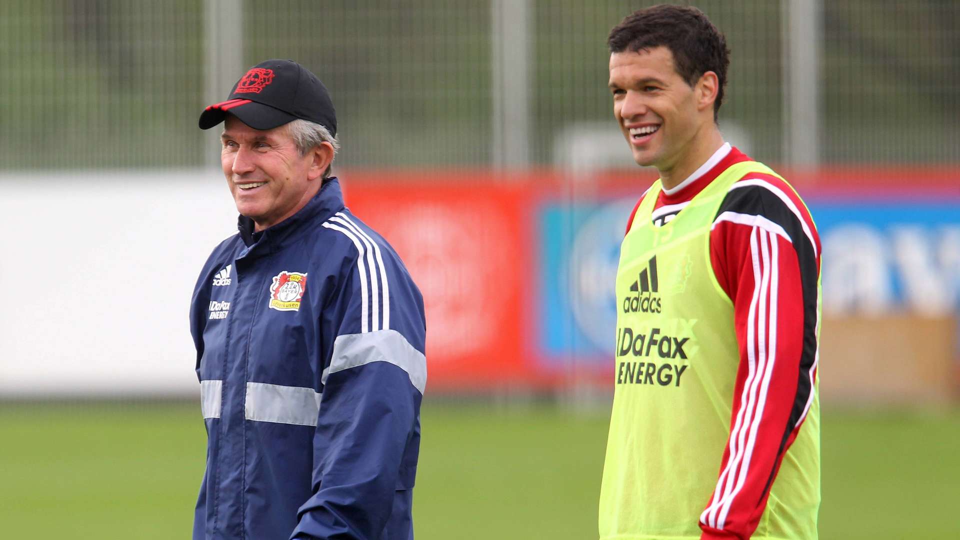 Jupp Heynckes mit Michael Ballack