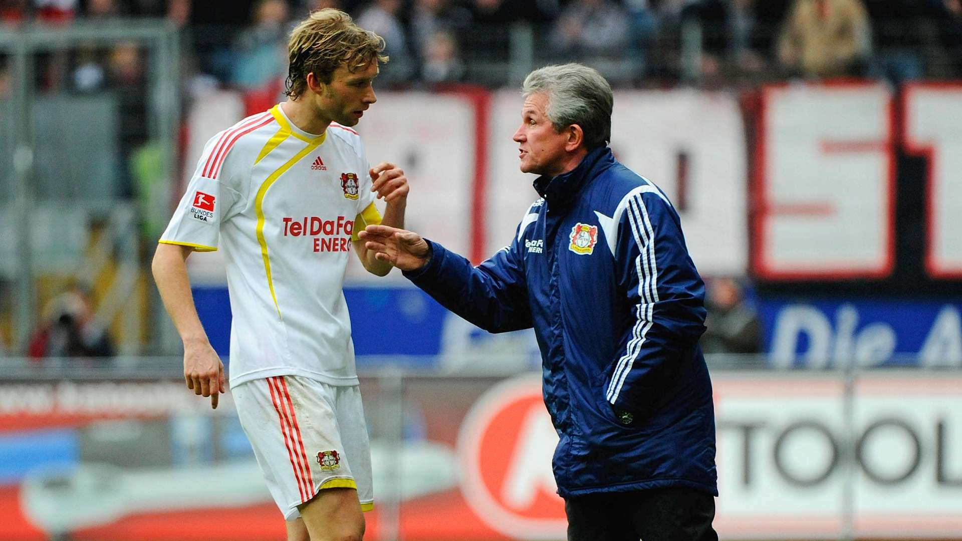 Jupp Heynckes mit Simon Rolfes