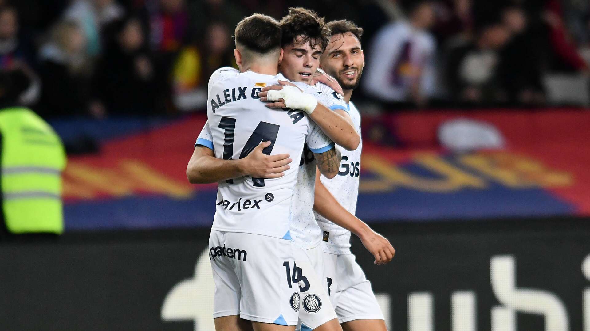 Miguel Gutiérrez mit Aleix Garcia beim FC Girona