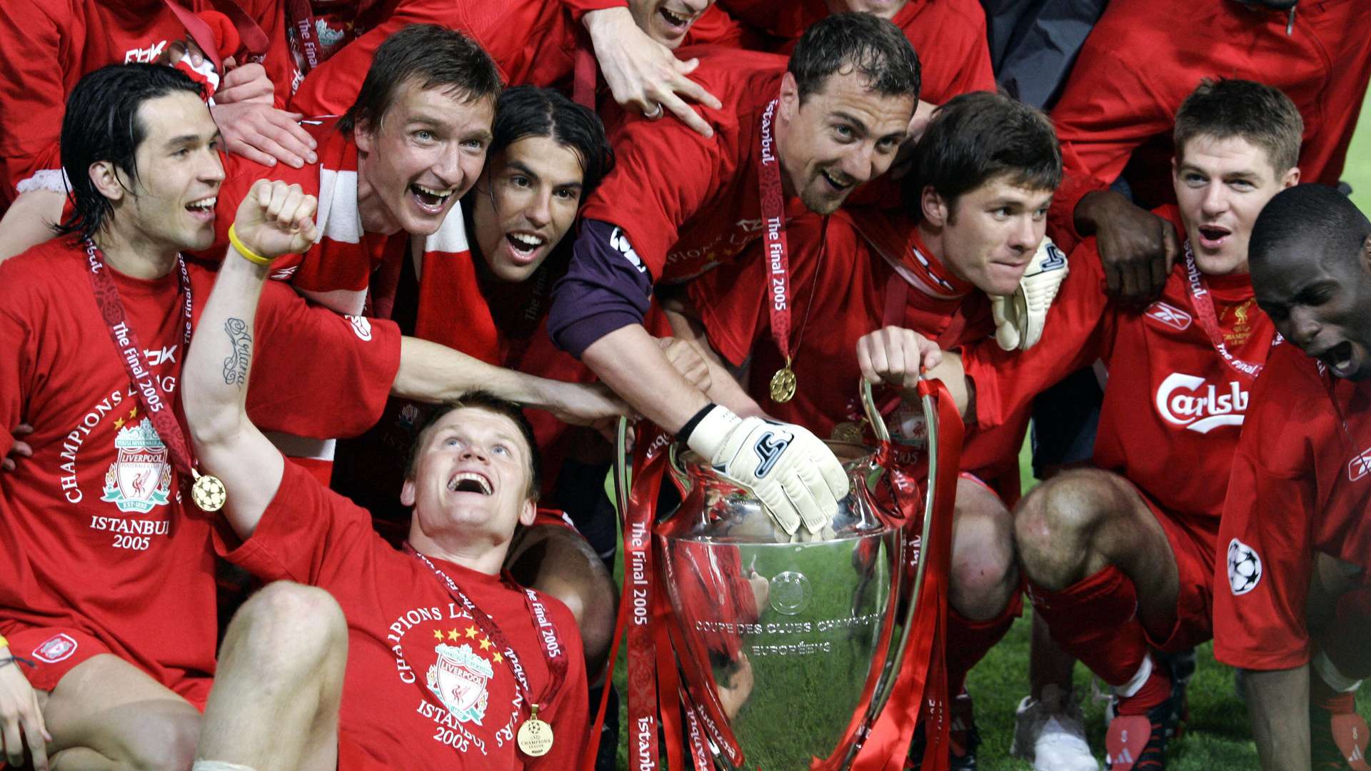 Xabi Alonso im CL-Finale 2004/05