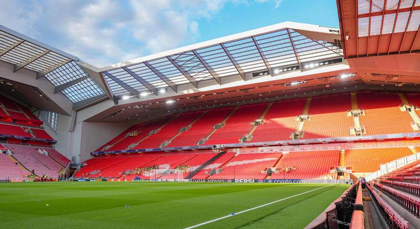 Stadionaufnahme Anfield