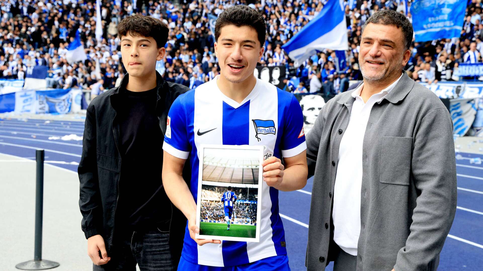 Ibrahim Maza na despedida do Hertha BSC