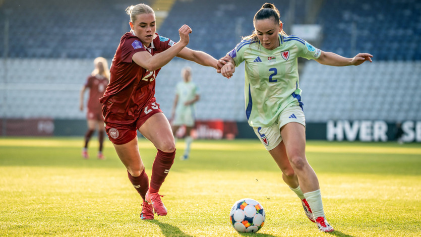 Cornelia Kramer im Länderspiel gegen Wales