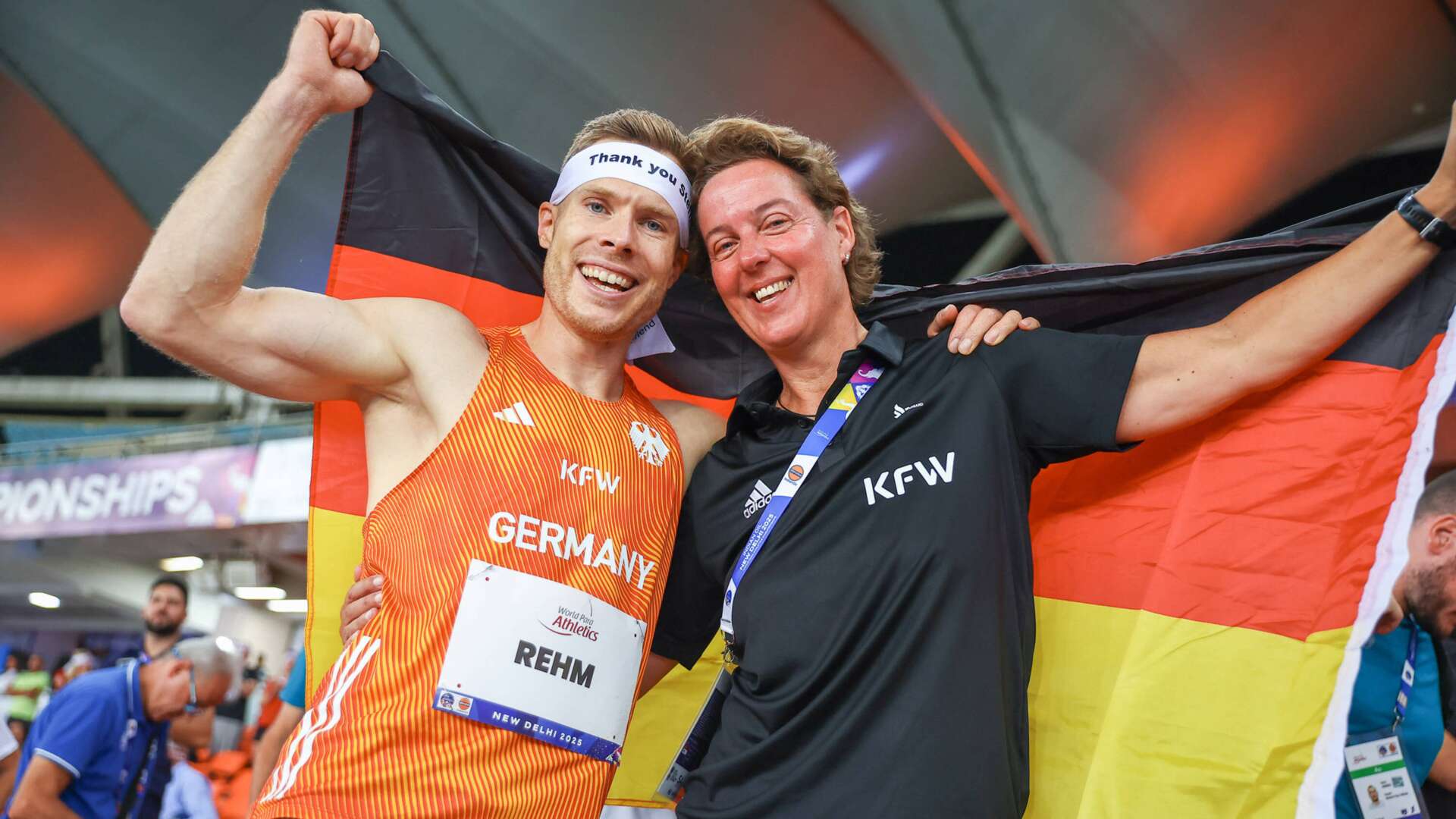 Markus Rehm und Steffi Nerius