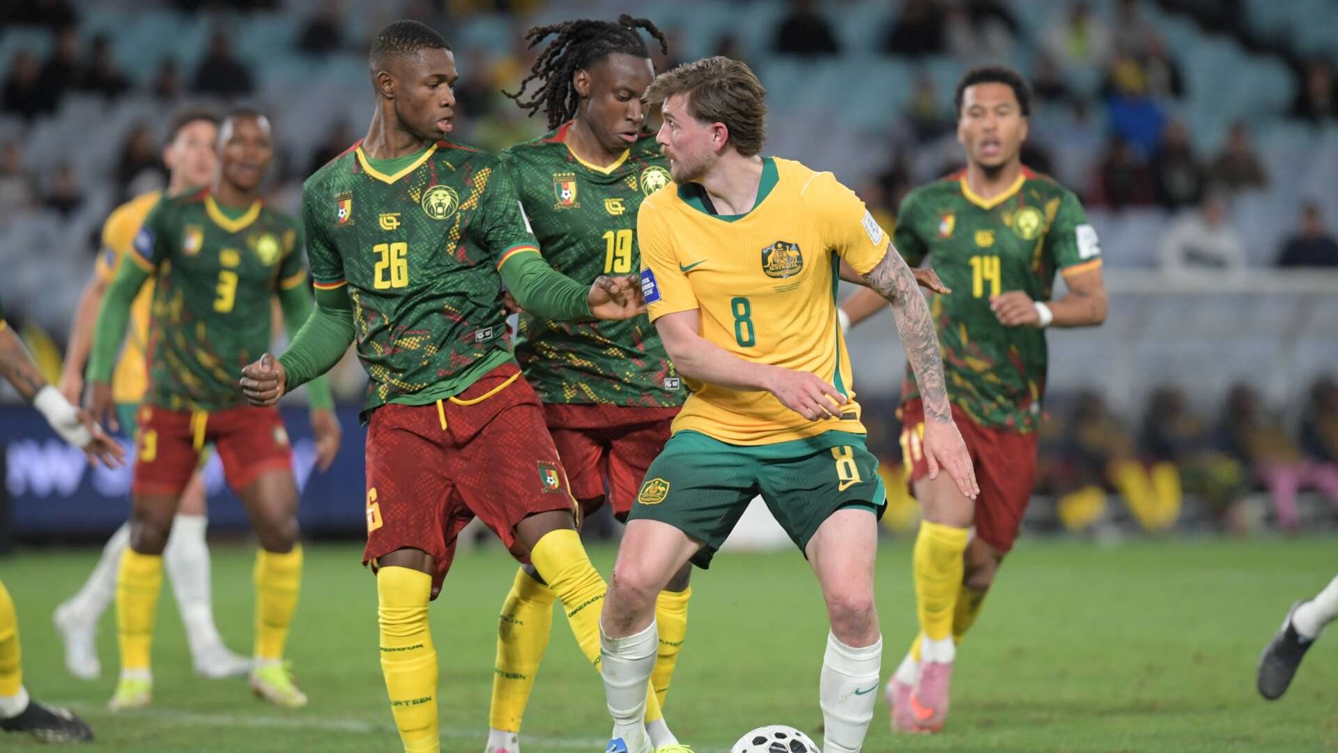 Christian Kofane mit Algerien gegen Australien